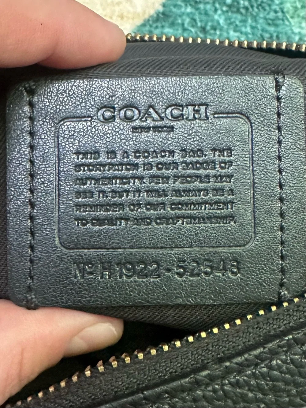 Coach Black Pebbled Leather Shoulder Bag | Sutton Hobo
